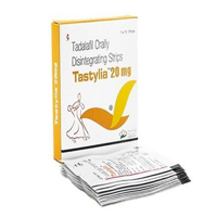 Packung mit Tüten Tastylia Strips Präparat für Männer Tastylia Strips Packung